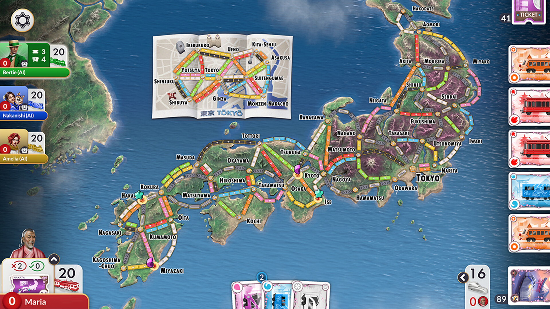 Ticket to Ride®: Japan Expansion Featured Screenshot #1