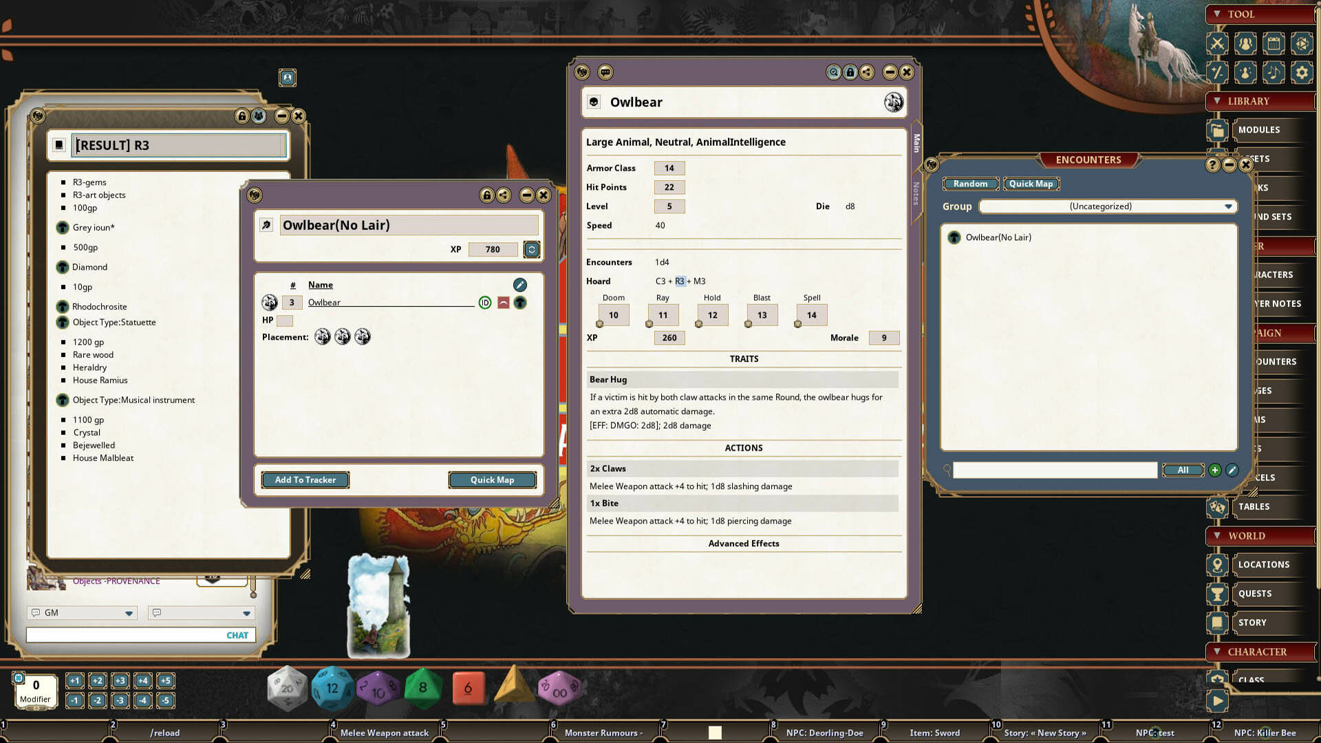Fantasy Grounds - Dolmenwood Monster Book Featured Screenshot #1