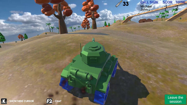 Скриншот из Tanks online