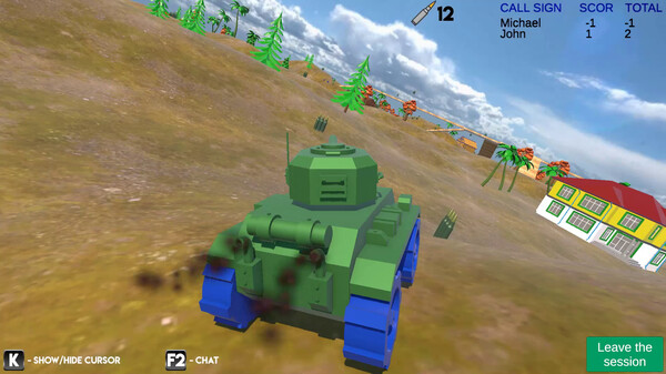 Скриншот из Tanks online