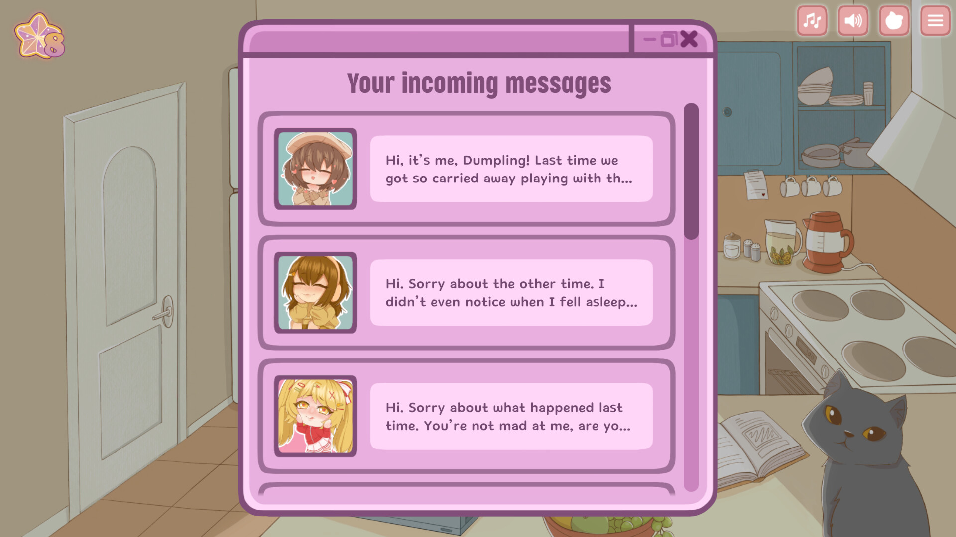 Tasty Bite: Food dating simulator screenshot #8