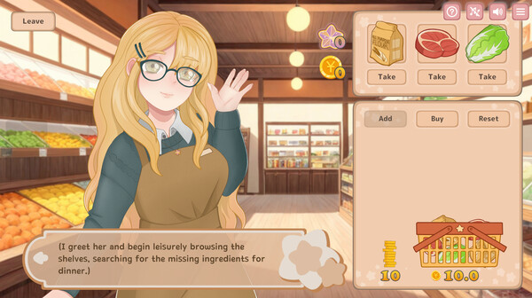 Tasty Bite: Food dating (hentai) simulator screenshot 1