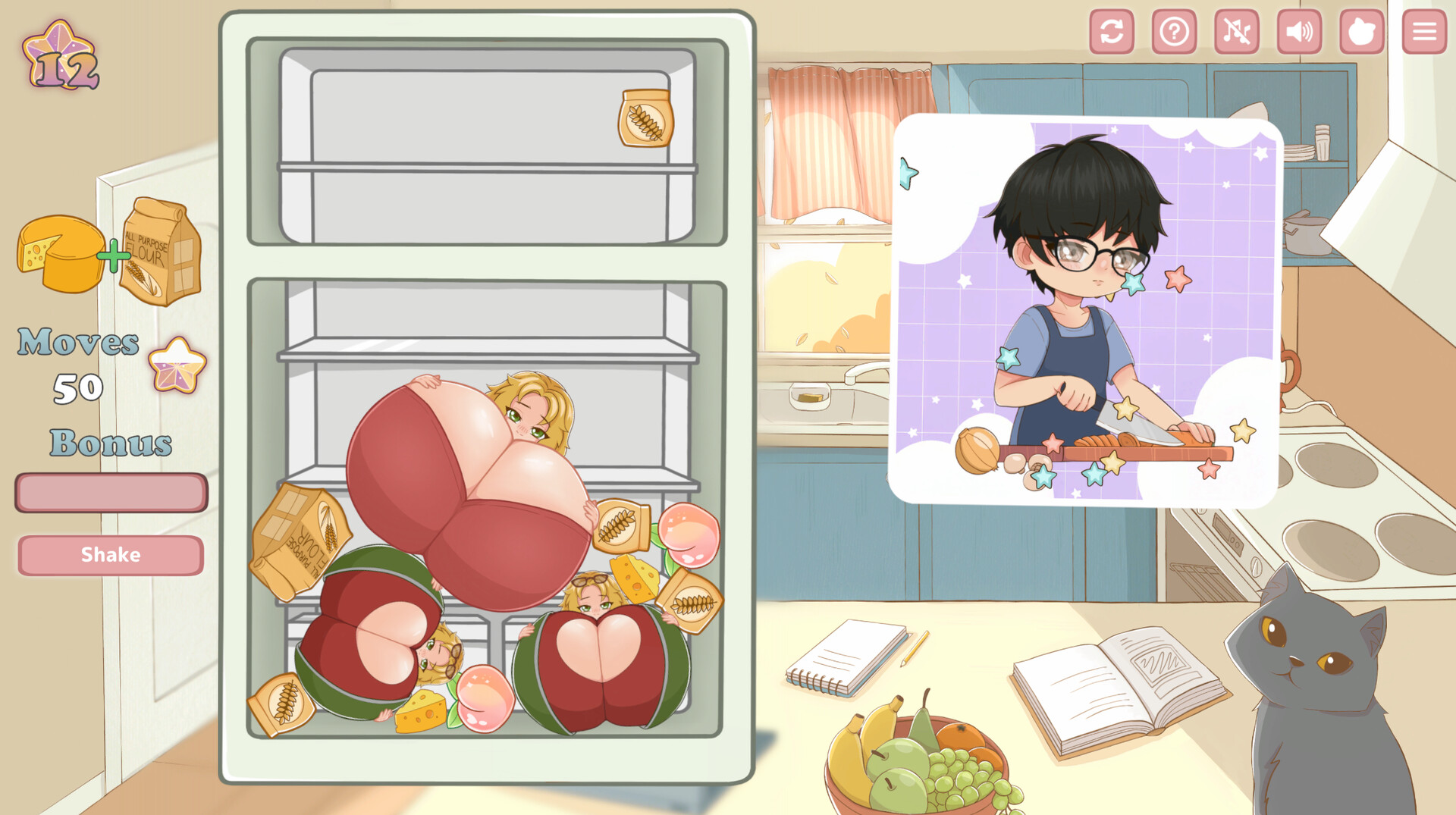 Tasty Bite: Food dating simulator screenshot