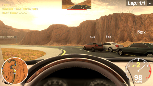 Screenshot z Daily Driven Racer