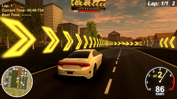 Screenshot z Daily Driven Racer