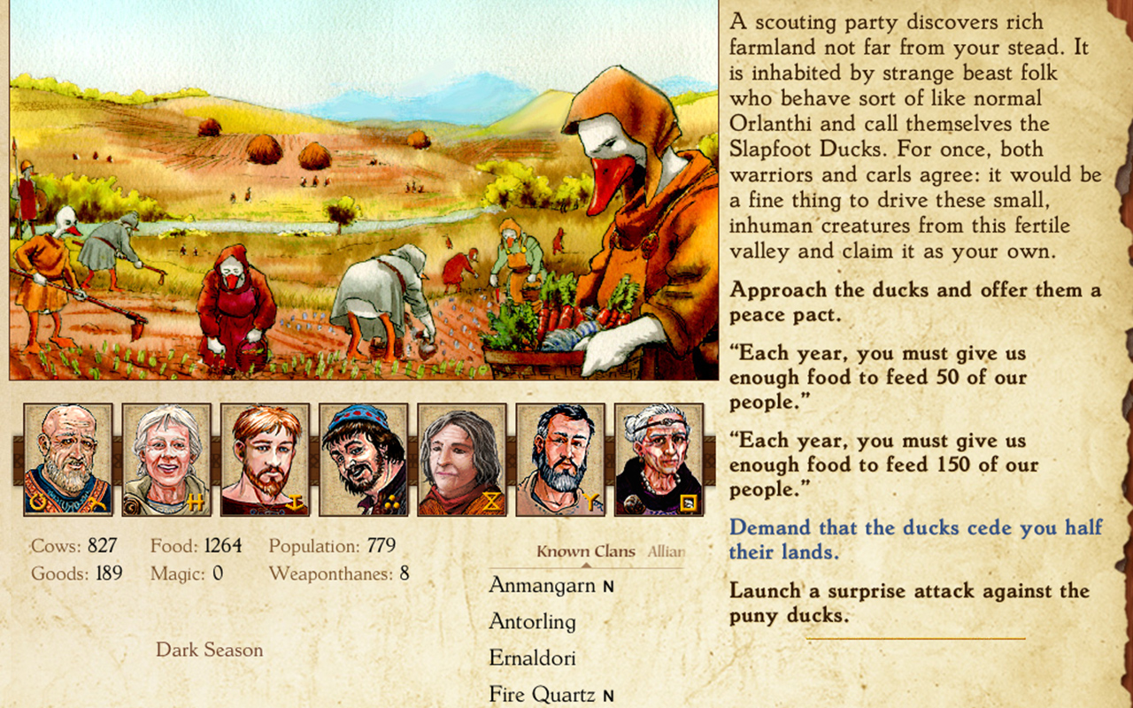 King of Dragon Pass screenshot #2