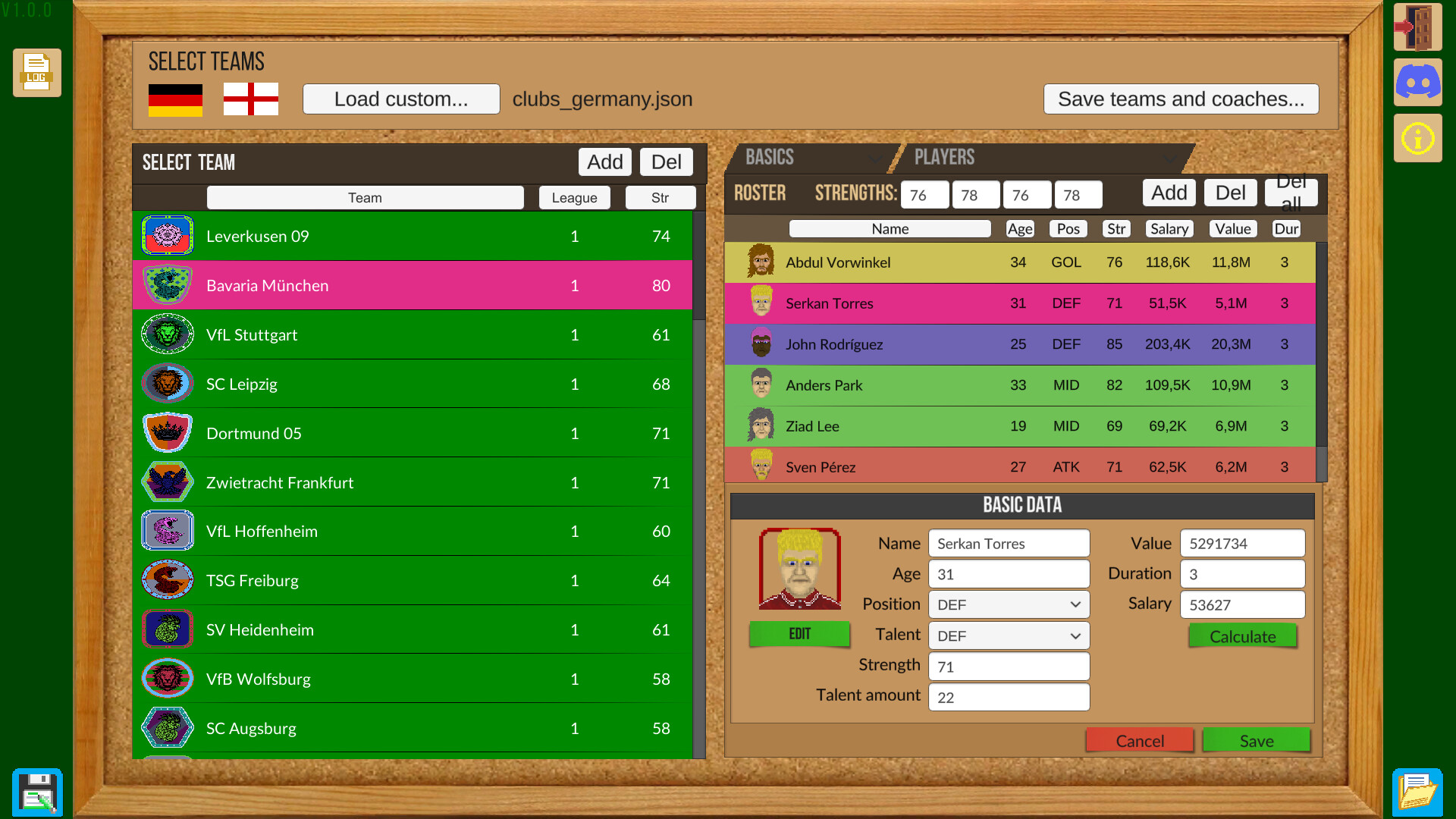 Boeckham's Football Manager screenshot #20