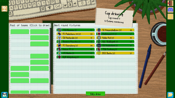 Screenshot z Boeckham's Football Manager