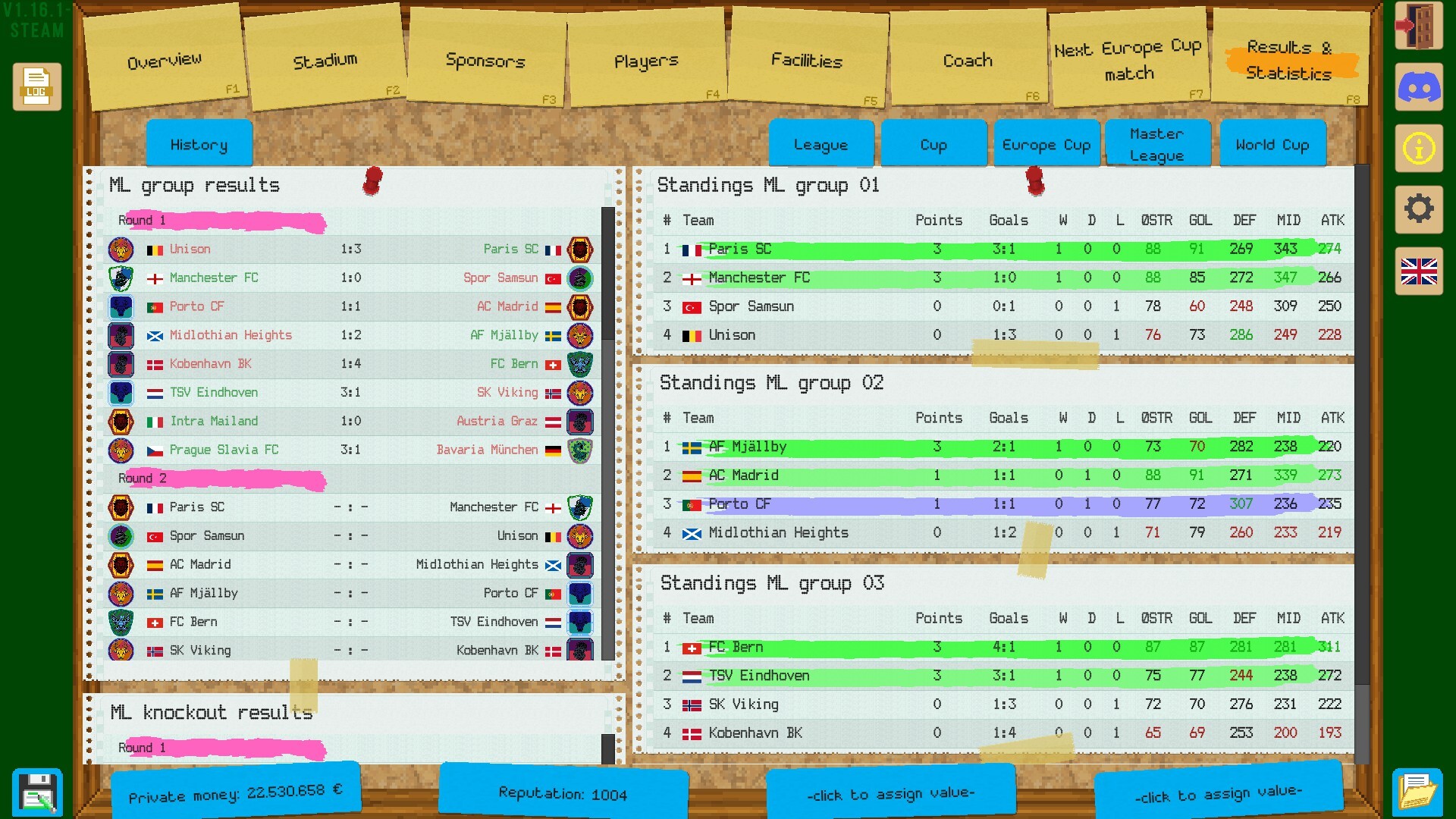 Boeckham's Football Manager screenshot #18