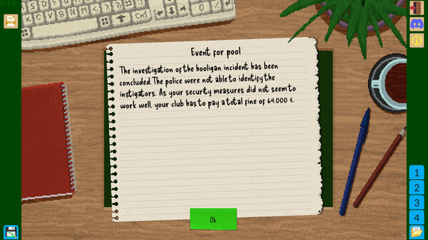 Screenshot z Boeckham's Football Manager
