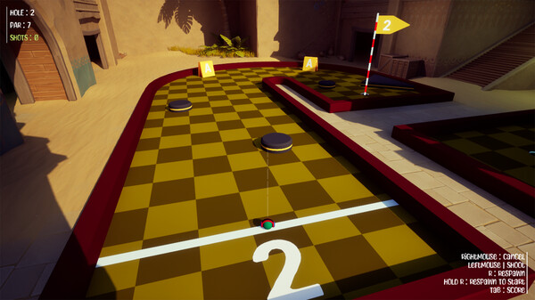 Screenshot z Crazy Golf Party