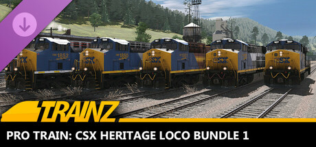 Trainz 2022 DLC - Pro Train: CSX Heritage Loco Bundle 1