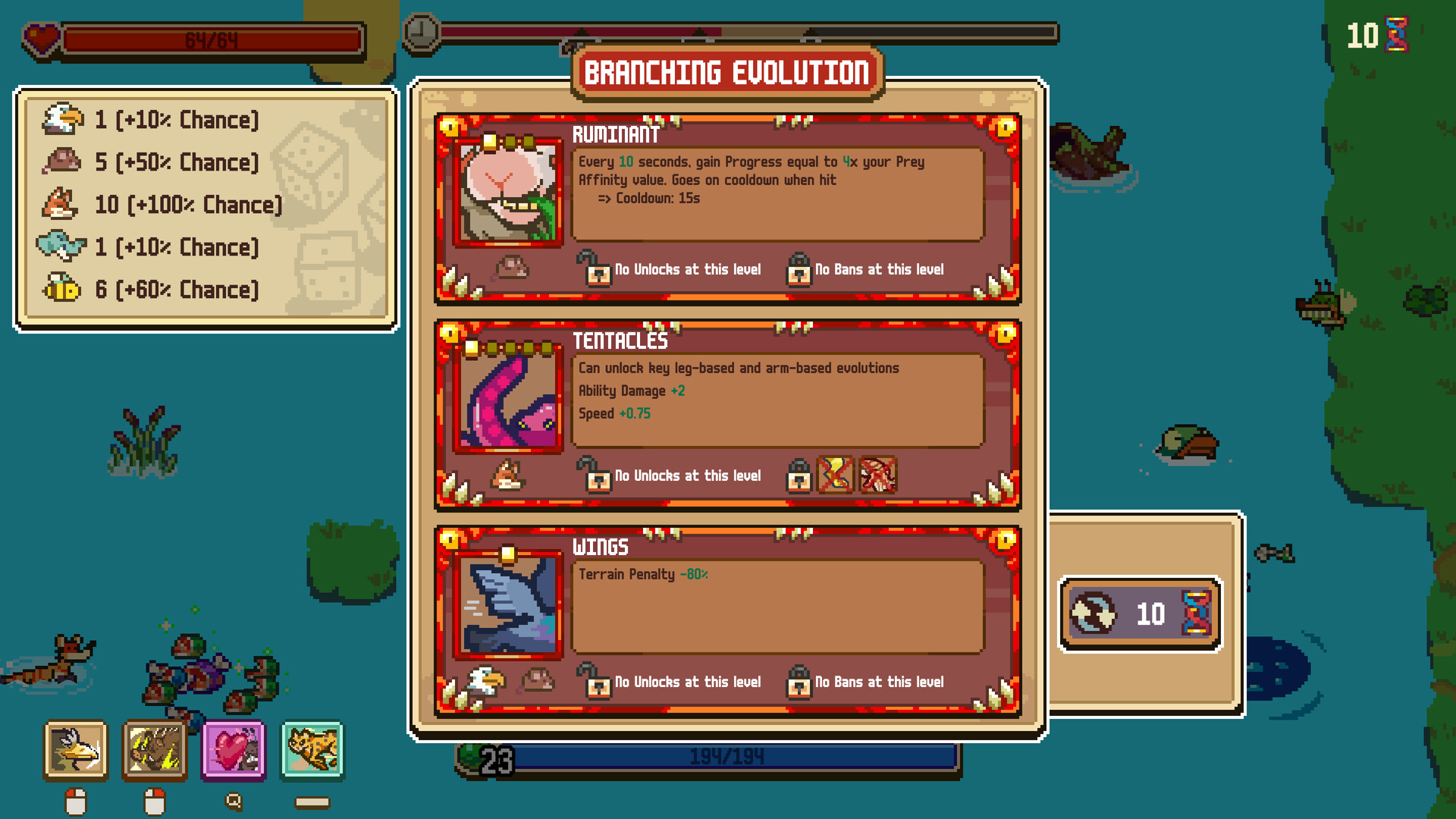 Everything is Crab: The Animal Evolution Roguelite screenshot #8
