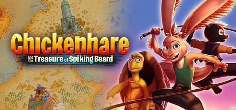 Chickenhare and the treasure of Spiking-Beard - similar game to CHAIRS by N-Zone