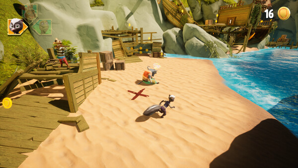 Chickenhare and the treasure of Spiking-Beard screenshot 4