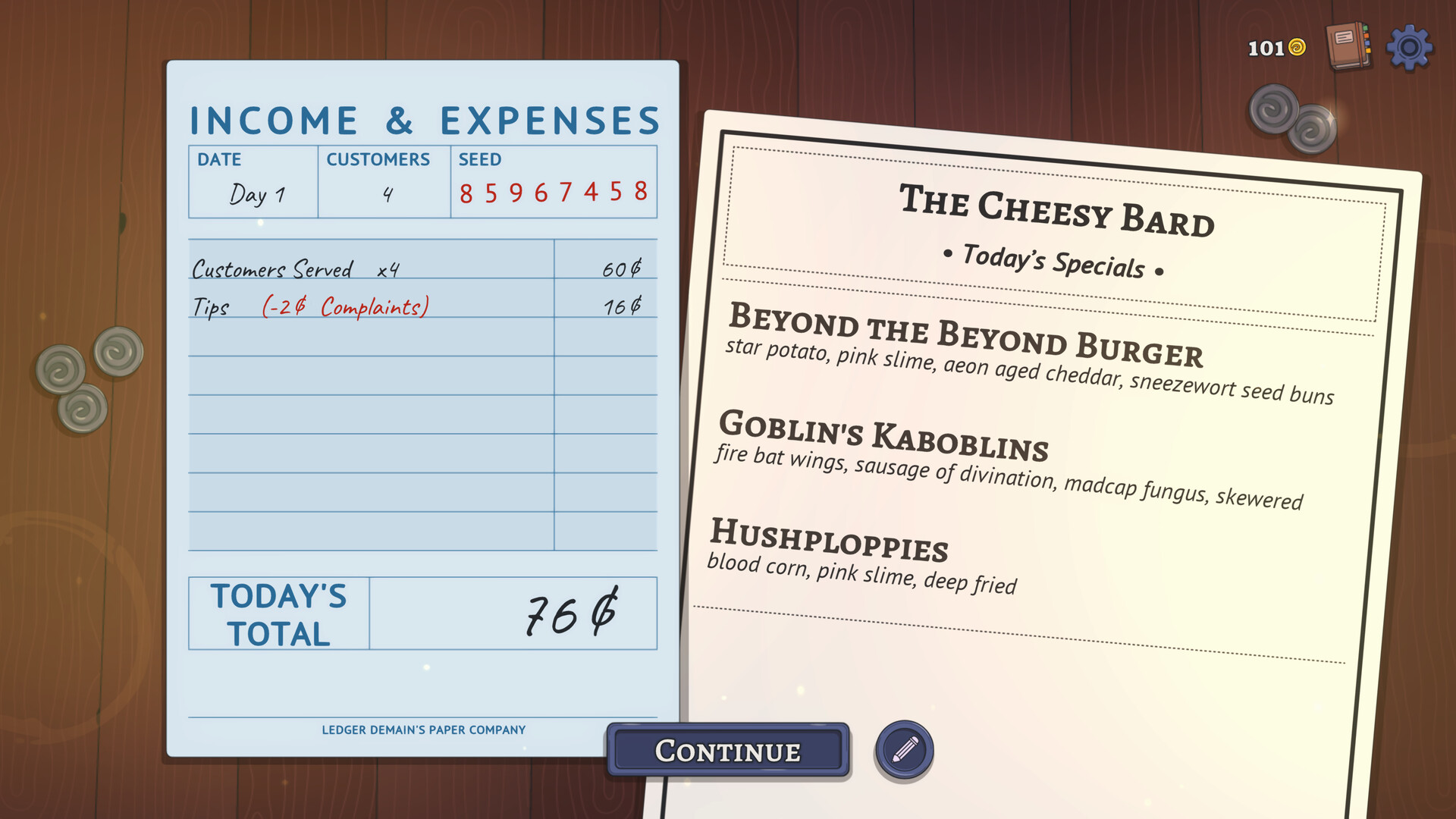 #1. Arcane Eats Demo (Steam) By: Skystone Games