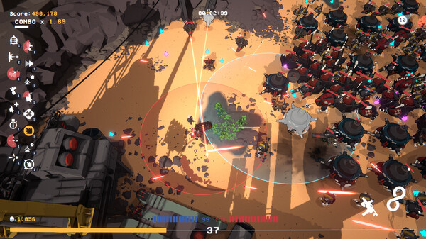 Screenshot of SpinWave Survivors
