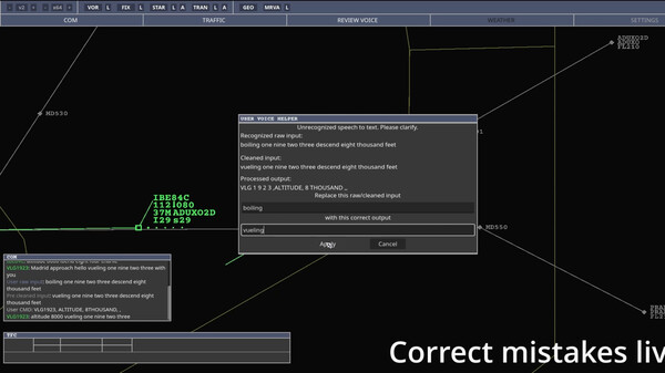 VoiceATC Simulator screenshot 3