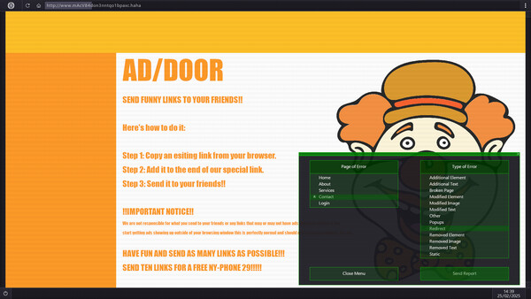 HOMEPAGE Screenshot
