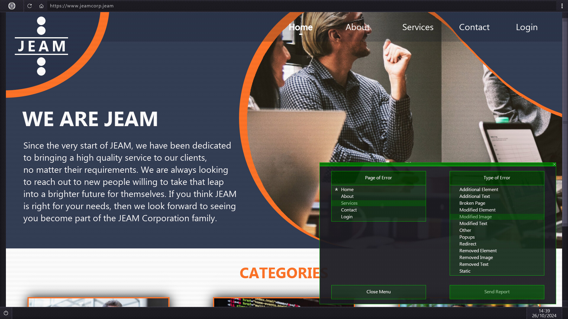 HOMEPAGE screenshot #1