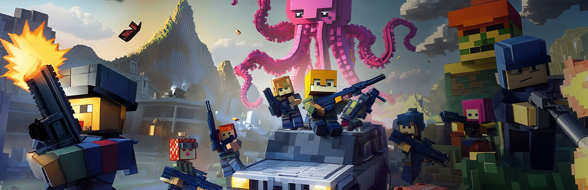 Zombie Blocks: Pixel Shooter Gun