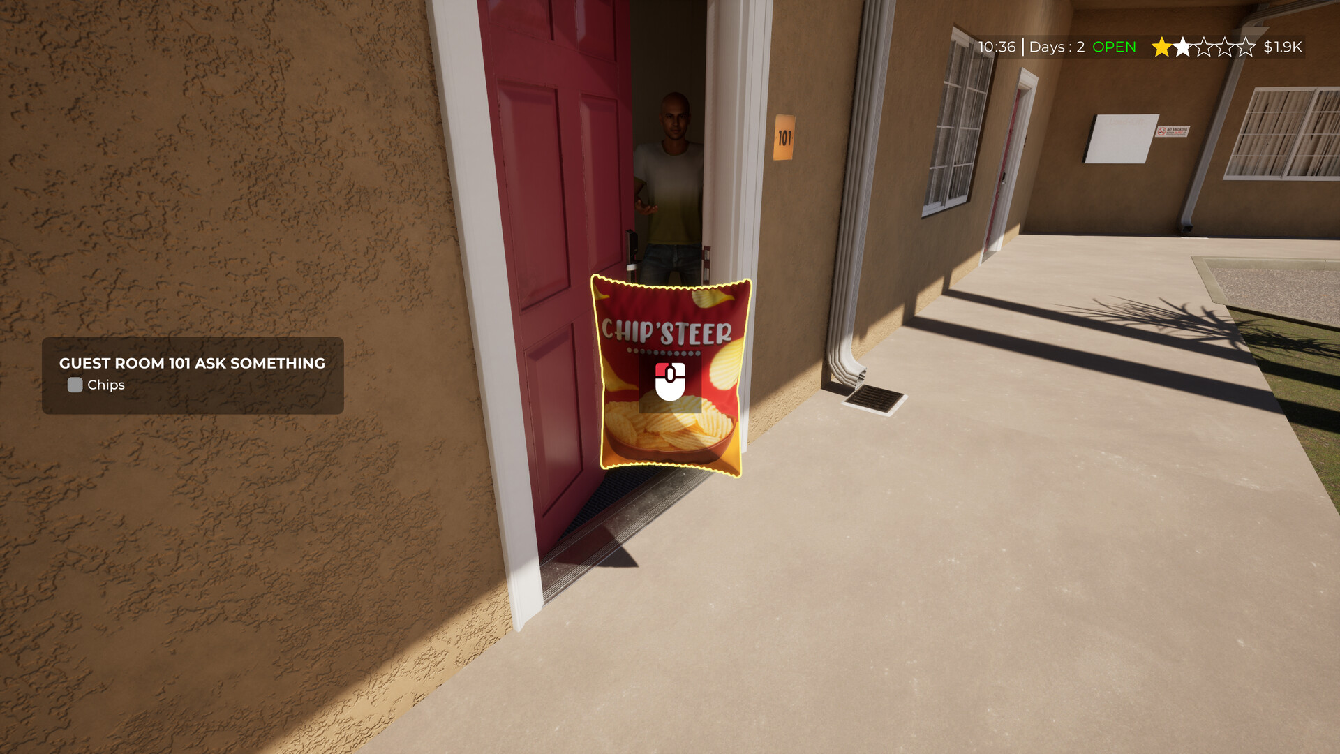 #5. Hotel Sim (Steam) di: Steth Games