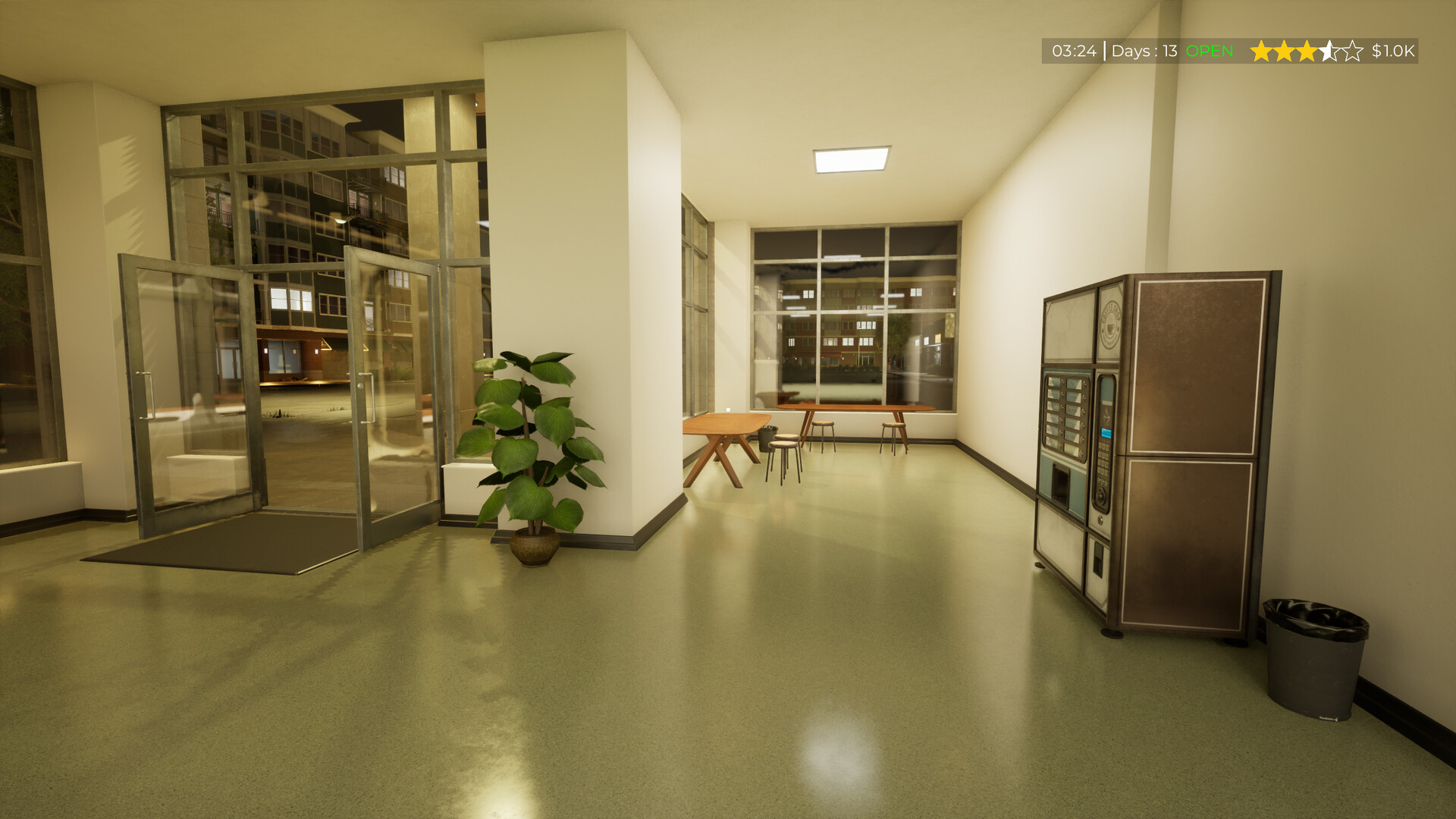 #2. Hotel Sim (Steam) di: Steth Games