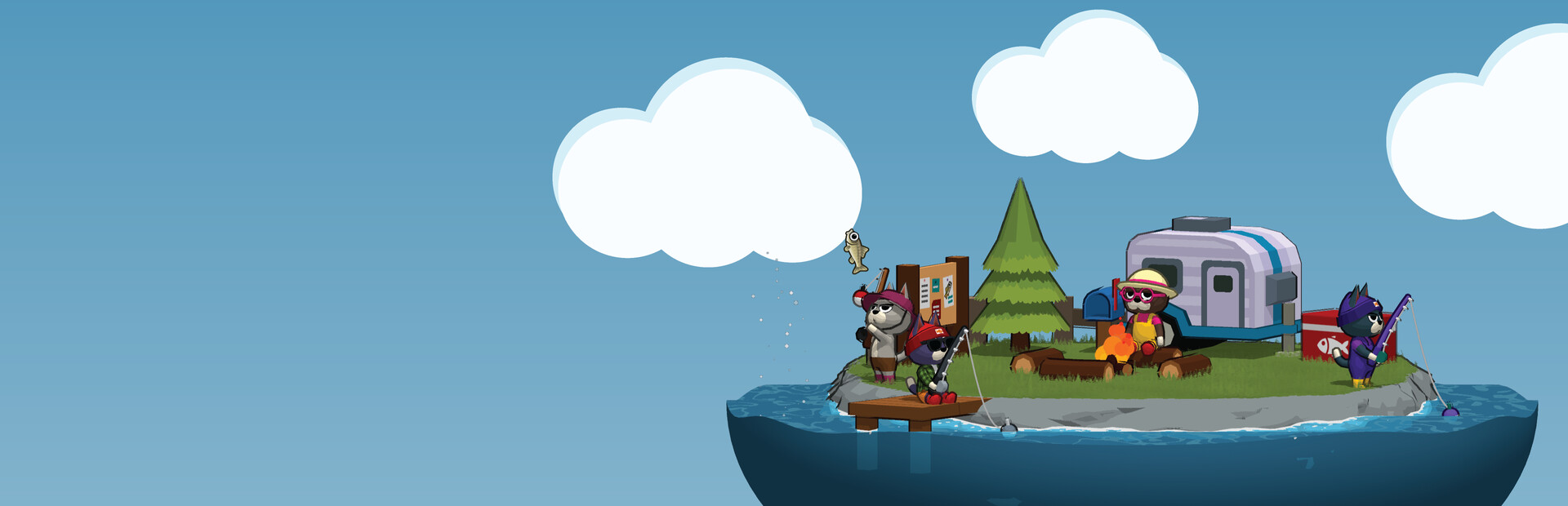 Fishing Together: Idle Island