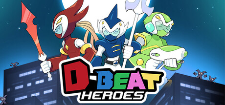 D-BEAT HEROES header art