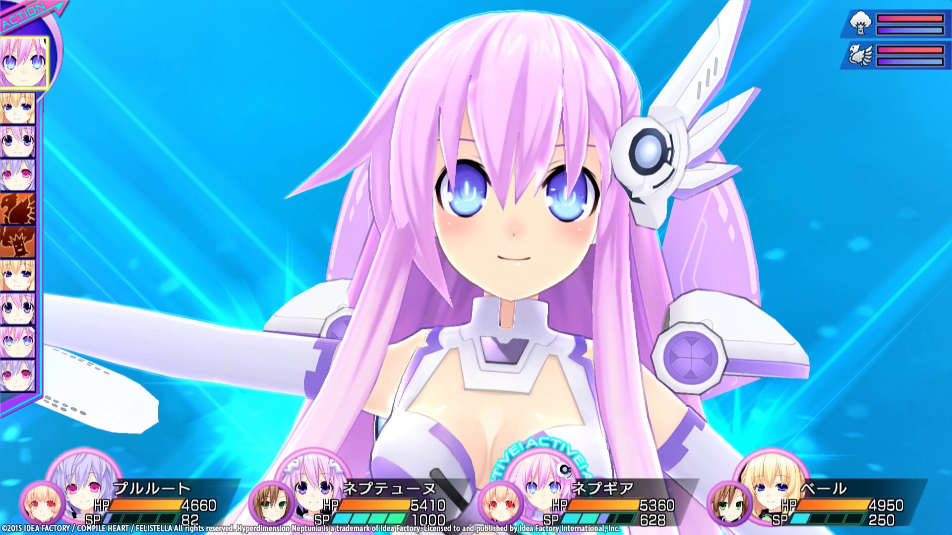 screenshot of 神次次元ゲイム ネプテューヌRe;Birth3 V CENTURY 11