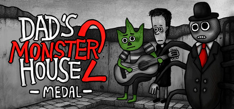 Dad's Monster House 2: MEDAL game cover