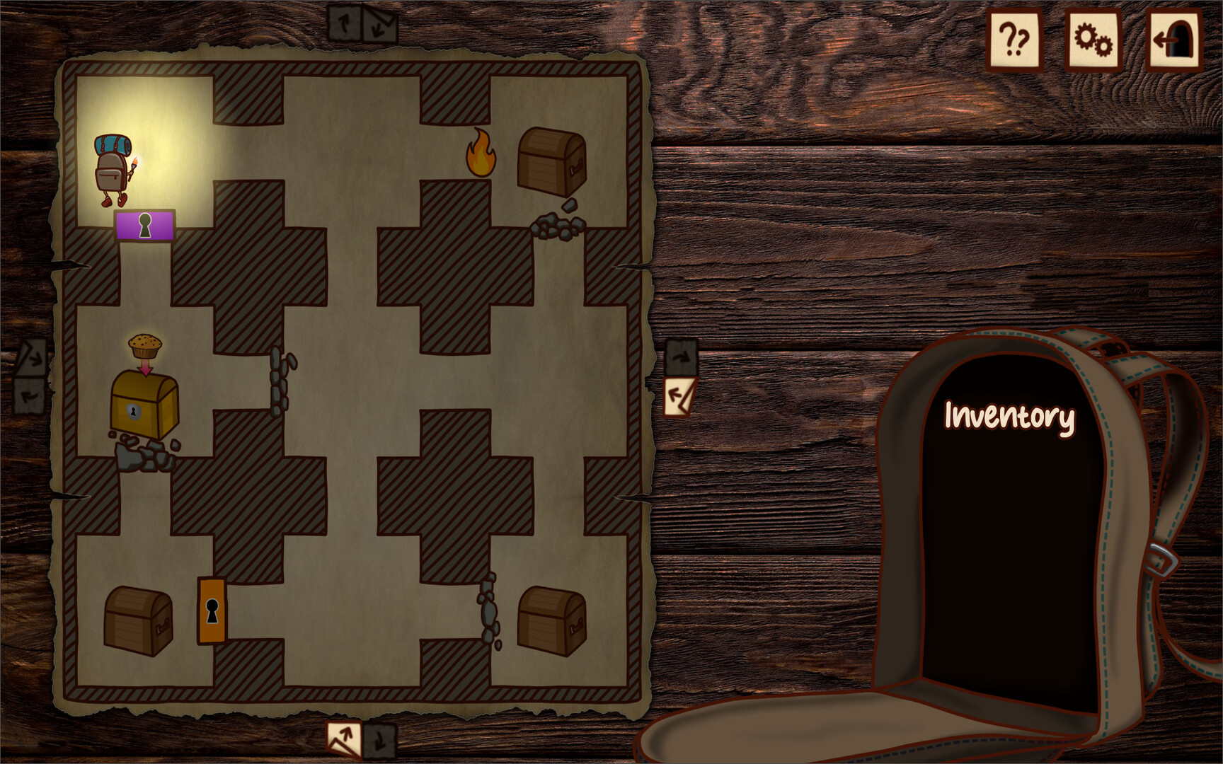 #4. The Map Is The Thing (Steam) 由: Muffin Man Games