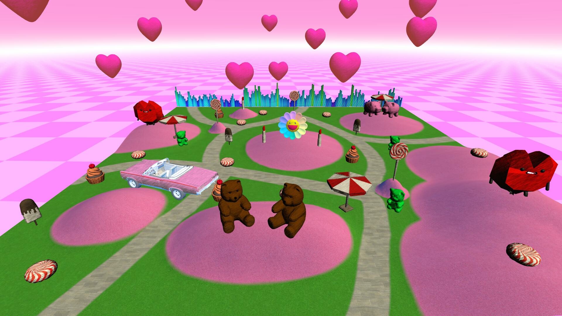 #1. Rhythm Town: Music Visualizer (Steam) By: RhythmTownGroup