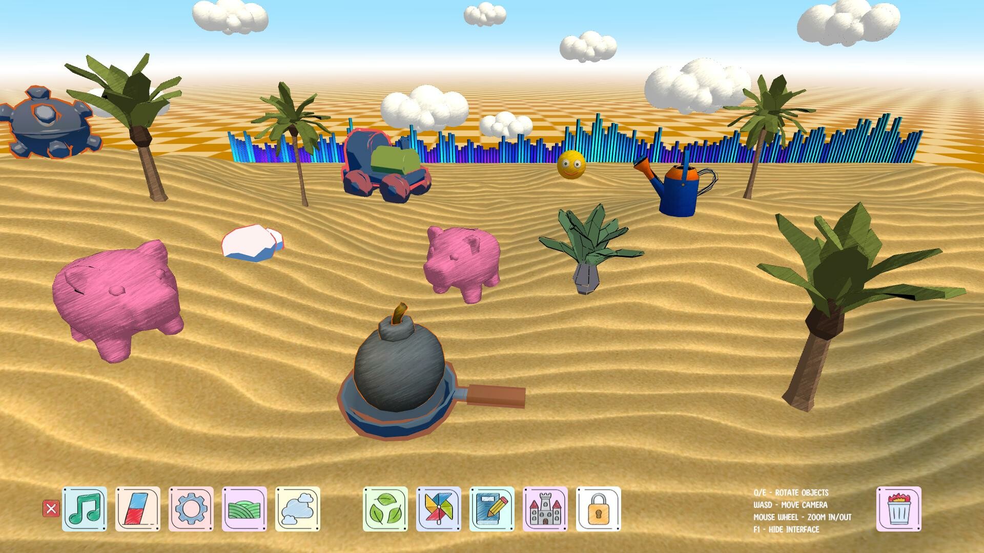 #3. Rhythm Town: Music Visualizer (Steam) By: RhythmTownGroup