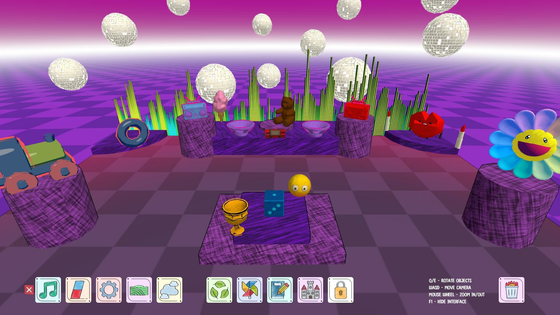 #5. Rhythm Town: Music Visualizer (Steam) By: RhythmTownGroup