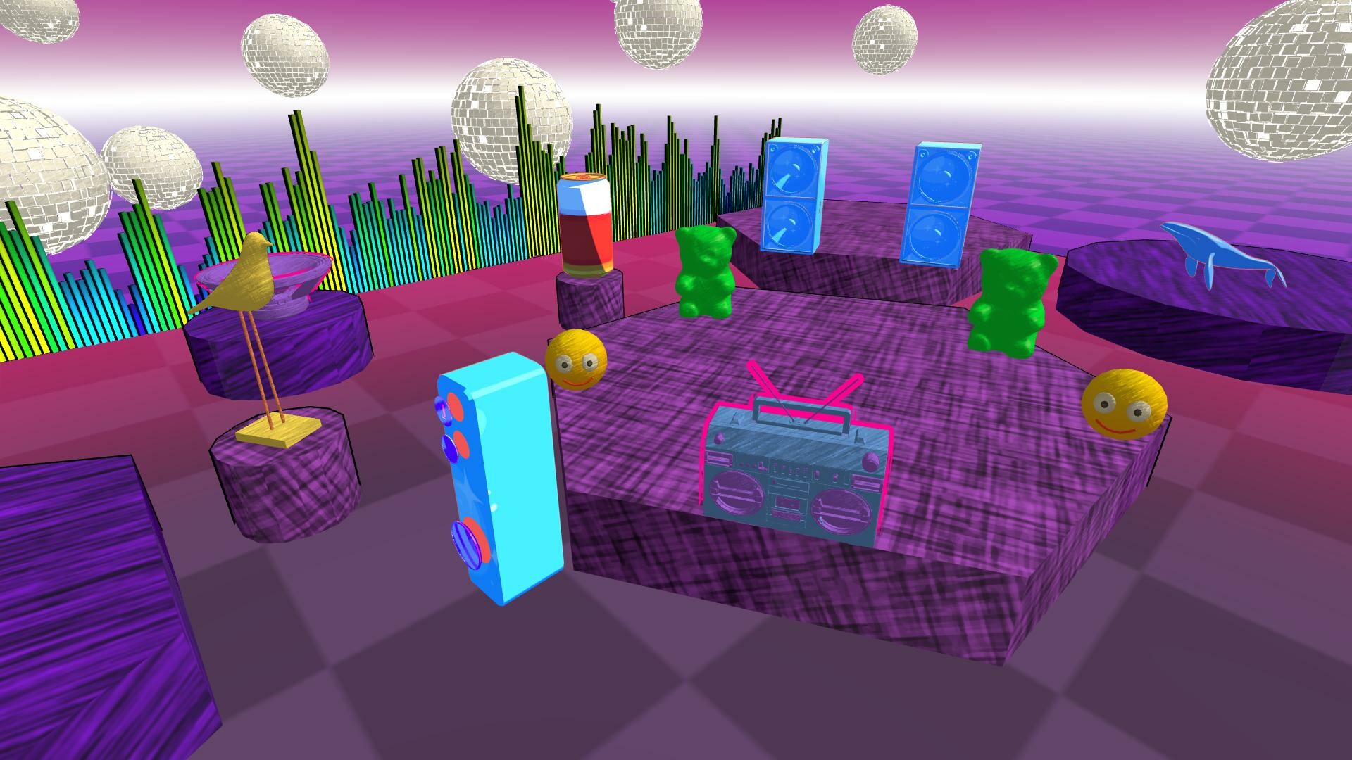 #2. Rhythm Town: Music Visualizer (Steam) By: RhythmTownGroup