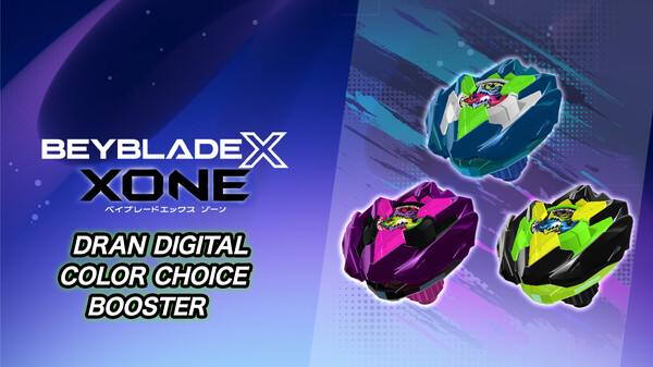 "BEYBLADE X XONE" DRAN DIGITAL COLOR CHOICE BOOSTER