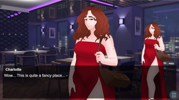 Screenshot 2 of Charlotte: A Soft Femdom Game - additional gameplay view