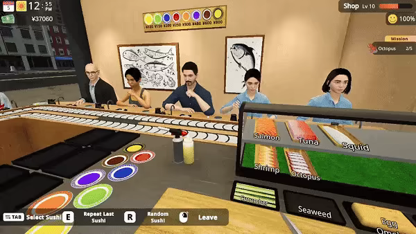 Conveyor Belt Sushi Simulator video 10