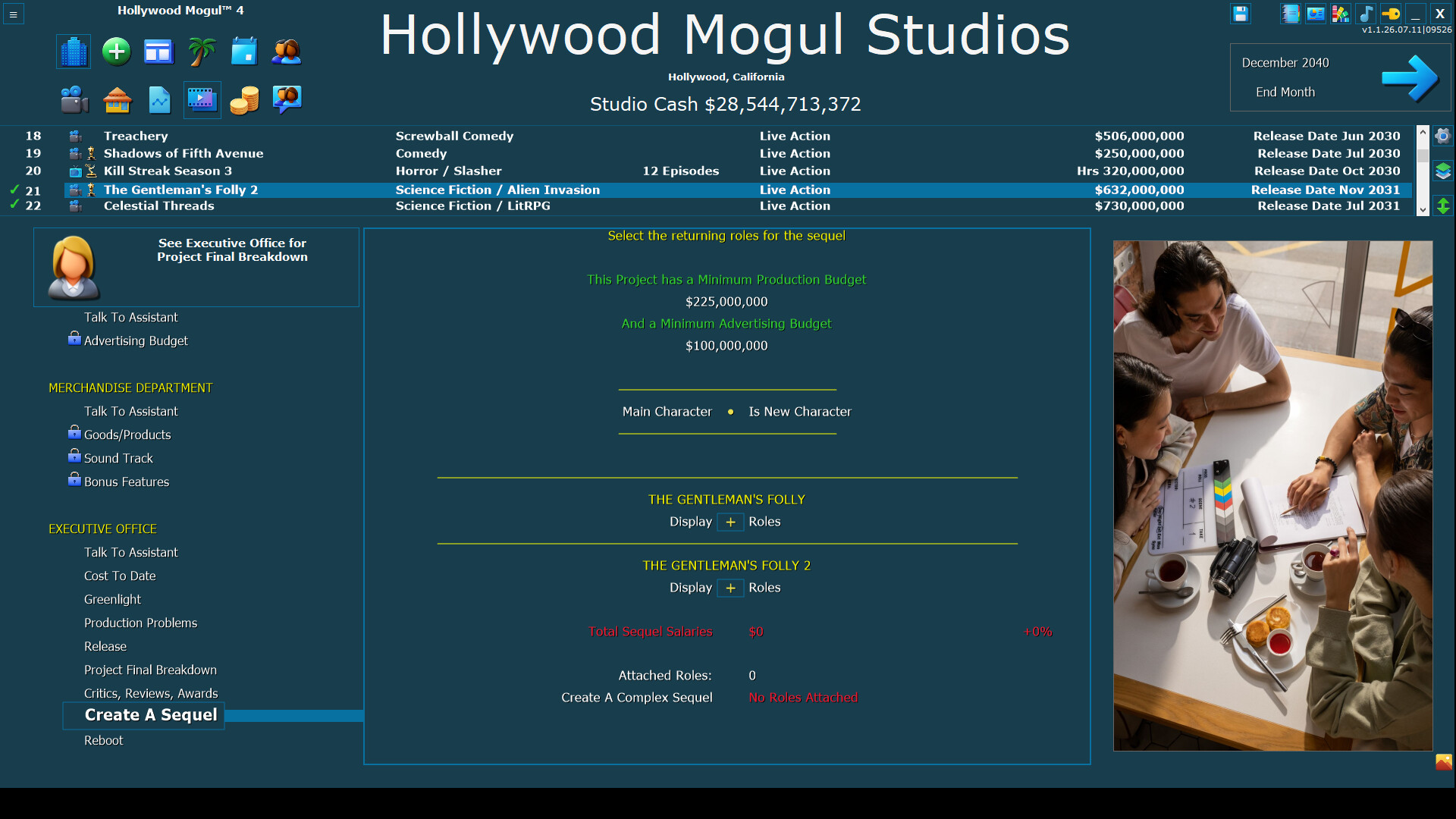 Hollywood Mogul 4 screenshot 21