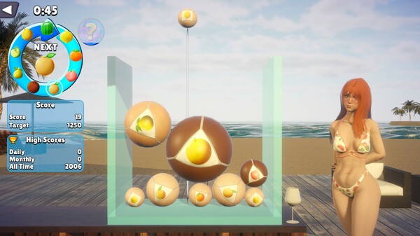 Megamelon: Suika Beach screenshot 2