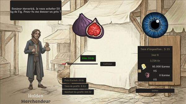 Capture d'écran 2 de The Fruit Merchant's Diary