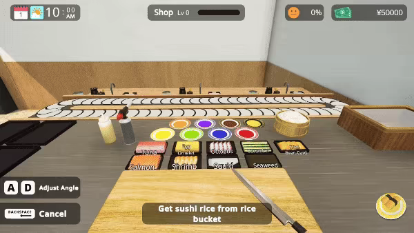 Conveyor Belt Sushi Simulator: Prologue video 2