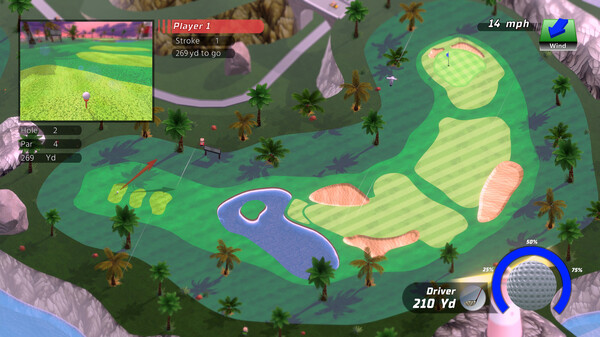 Golf Up Tropical screenshot 2