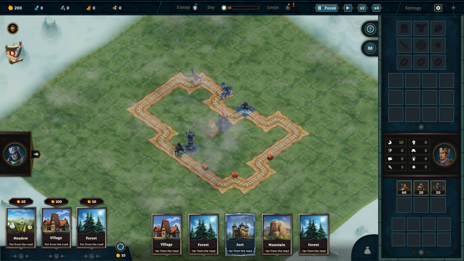 Kingdom Loop - Atmósfera y ambientación medieval