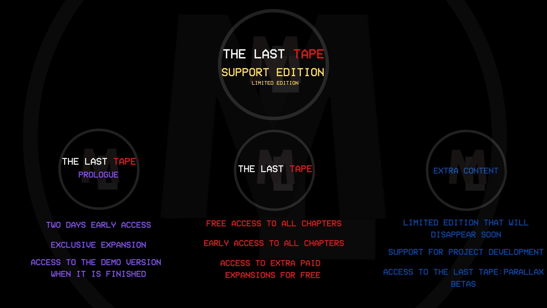 The Last Tape Support Limited Edition Featured Screenshot #1
