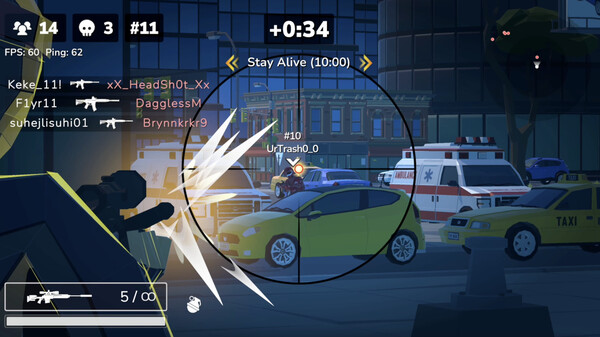 ONE MAP - Never Ending Battle Royale game for Linux 1