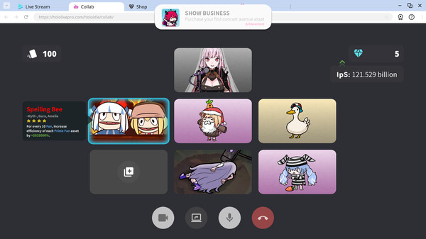 Holoidle