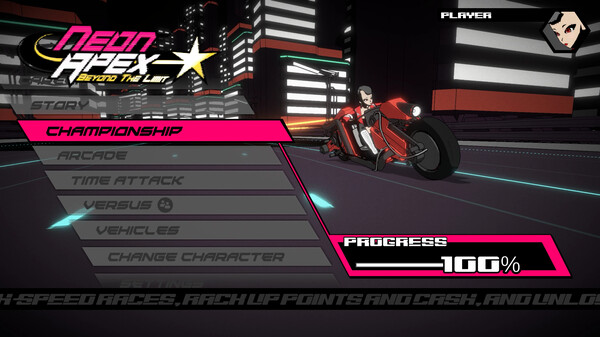 Neon Apex: Beyond the Limit Demo screenshot 6