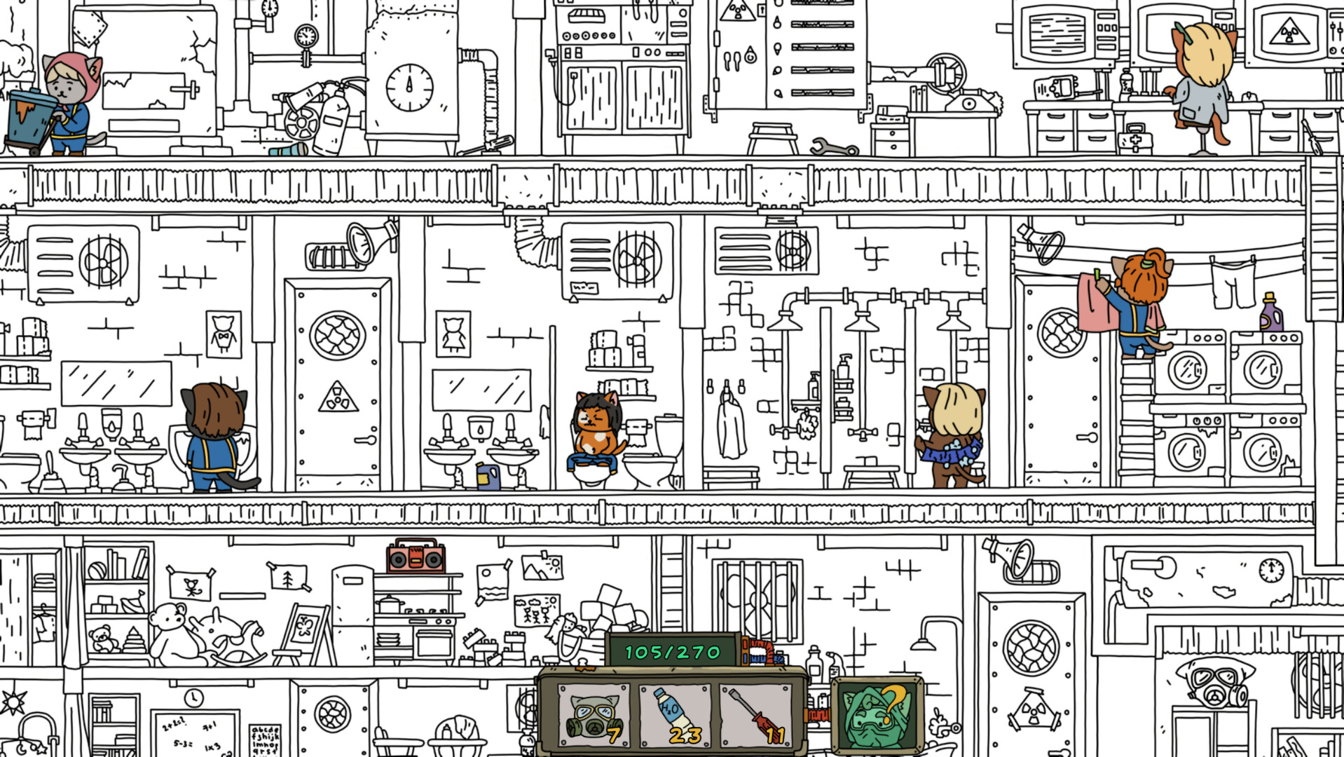 #4. FIND ALL: Bunker - Extra Level (Steam) โดย: Very Very LITTLE Studio